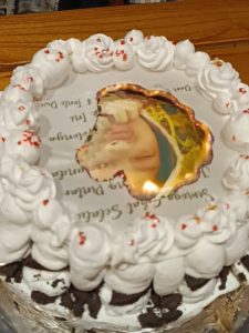 Kue Ultah Burn Away di Silvia n' Joe Chocolate